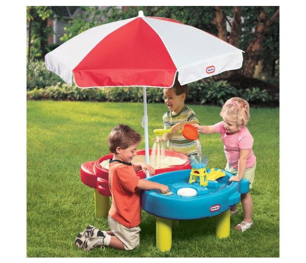 Little Tikes Piaskownica Wodny Stół + parasol - 421978 - zdjęcie 3